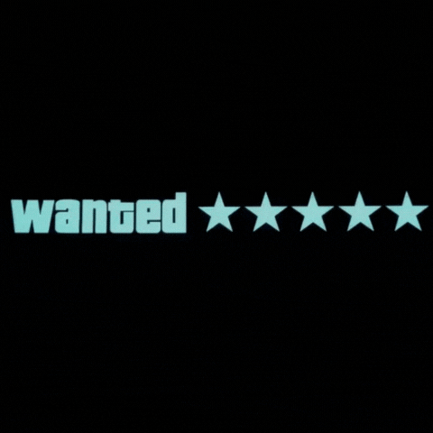 Wanted LED Sticker
